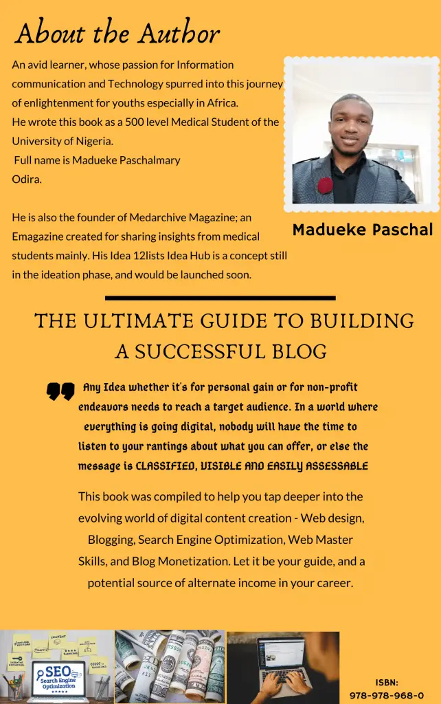 The Ultimate Guide to Building a Successful Blog - Back cover
