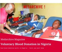 my first time blood donation experience in Nigeria