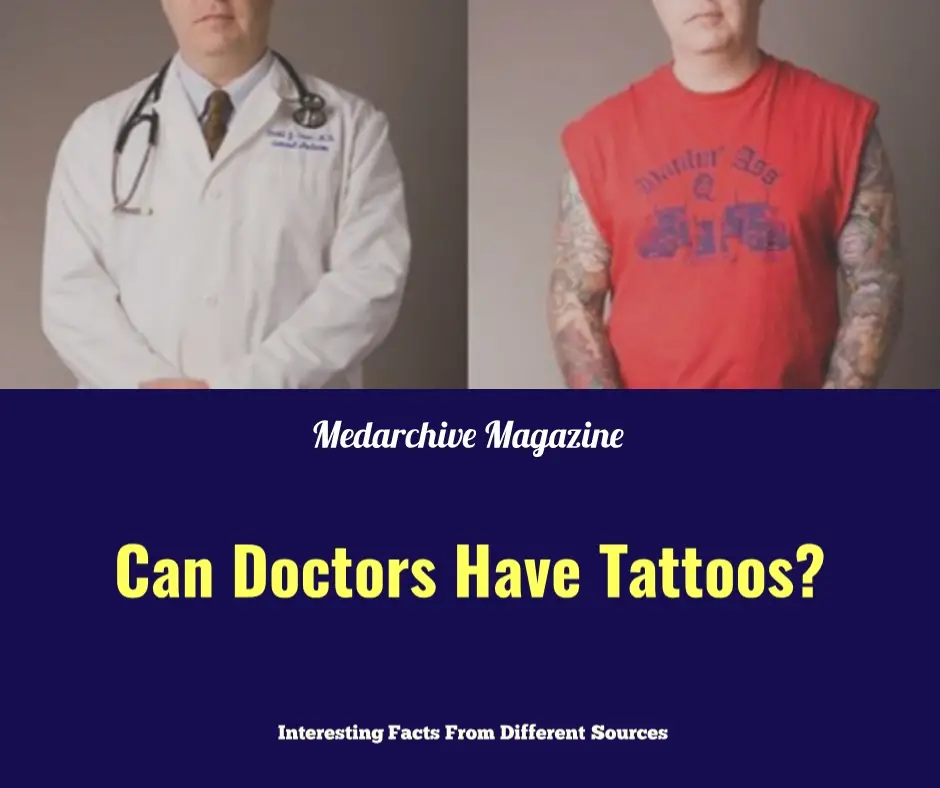 can Doctors have tattoos?