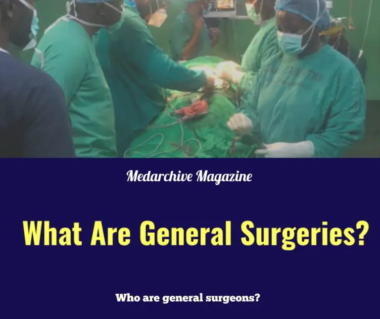 what are general surgeries?