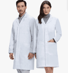 Dr James medical lab coat
