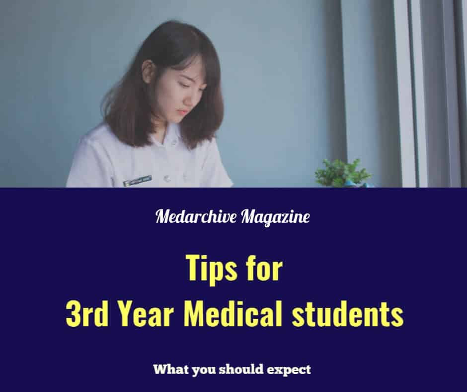 tips for 3rd year medical students